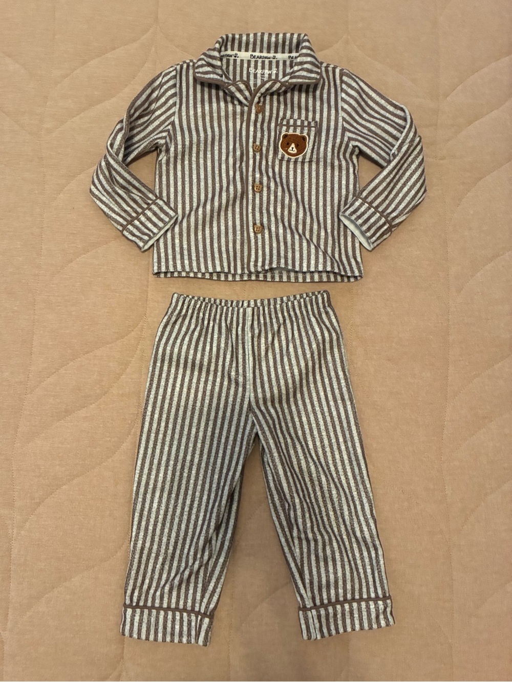 24 Month Bearpaw Pajama Set